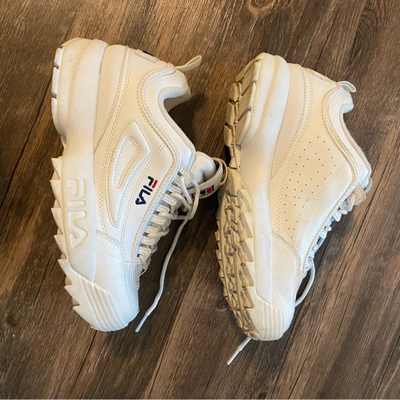 Fila disruptor white chunky sneaker size 10 - Picture 3 of 3
